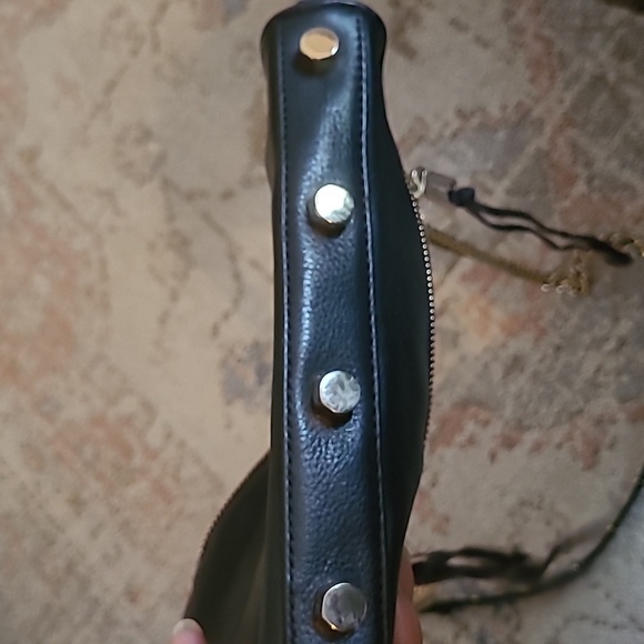 Rebecca Minkoff MAC Black Leather Crossbody Bag - Picture 10 of 12